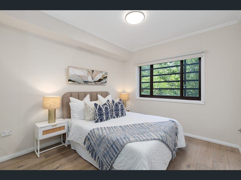 Modern styled bedroom in an Australian home